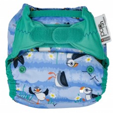 Close Parent Pop-in Single Printed Reusable Nappy Wrap Puffin