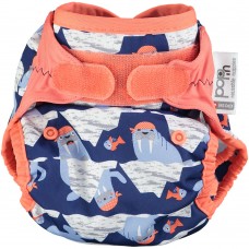Close Parent Pop-in Single Printed Reusable Nappy Wrap Walrus Close Parent Pop-in Single Printed Reusable Nappy Wrap Walrus