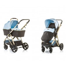 Chipolino Бебешка количка и твърд кош Сенси синя