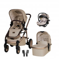 Cosatto Baby Stroller Set Wow 3 with Car Seat Acorn 2 Whisper
