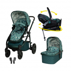 Cosatto Baby Stroller Wow 3 with Car Seat and ISOFIX Rotate Base Set Masquerade Cosatto Baby Stroller Wow 3 with Car Seat and ISOFIX Rotate Base Set Masquerade