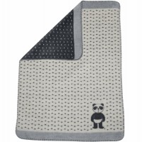 David Fussenegger Panda Bamboo Blanket Panda Bear, Grey David Fussenegger Panda Bamboo Blanket Panda Bear, Grey