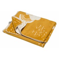 David Fussenegger Maja Organic Cotton Baby Blanket 100 х 150 cm Rainbow Yellow