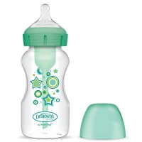 Dr.Brown's Options+ Wide-Neck Bottle 270 ml Green Stars