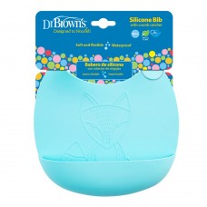 Dr.Brown's Силиконов лигавник Лисица, Син Dr.Brown's Силиконов лигавник Лисица, Син