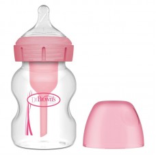 Dr.Brown's Шише Wide-Neck Options+ PP, 150 мл Розово Dr.Brown's Шише Wide-Neck Options+ PP, 150 мл Розово