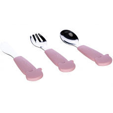 FreeON Stainless steel cutlery set Pink