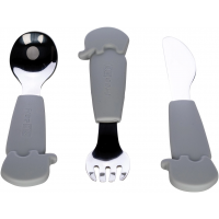 FreeON Stainless steel cutlery set Grey