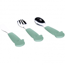 FreeON Stainless steel cutlery set Green FreeON Stainless steel cutlery set Green