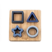 FreeON Free2Play Силиконови формички с дървена основа, сини FreeON Free2Play Силиконови формички с дървена основа, сини