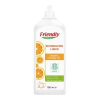 Friendly Organic Препарат за измиване на съдове с портокалово масло 1000 ml Friendly Organic Препарат за измиване на съдове с портокалово масло 1000 ml