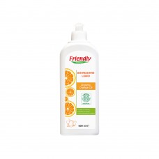 Friendly Organic Препарат за измиване на съдове с портокалово масло 500 ml