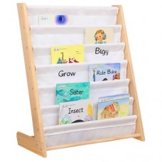 Ginger Home Дървена етажерка за книги с 6 рафта