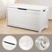 Ginger Home Wooden Toy Storage Chest with Seating Bench White