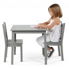 Ginger Home Children’s Table and Chairs Set Grey Ginger Home Children’s Table and Chairs Set Grey