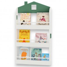 Ginger Home Дървена етажерка за книги Къщичка