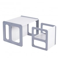 Ginger Home Детски Монтесори комплект маса със стол Ginger Home Детски Монтесори комплект маса със стол