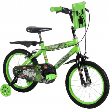 Huffy 16 inch Bicycle Minecraft Green
