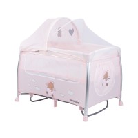 Kikka Boo Бебешка кошара на две нива Dreamy Bear, розова
