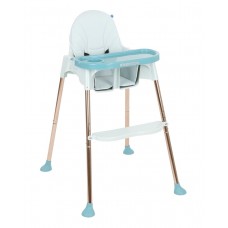 Kikka Boo Детски стол за хранене Sky-High Син