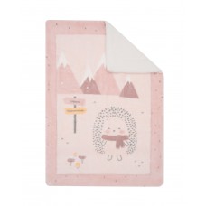 Kikka Boo Меко бебешко одеяло с шерпа 110/140 см Hedge hugs