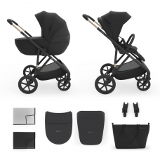 KinderKraft Бебешка количка 2 в 1 Prime 3, Черна