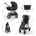 KinderKraft Бебешка количка 2 в 1 Prime 3, Черна