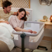 KinderKraft Бебешка кошара Nestee Up 2, Сива