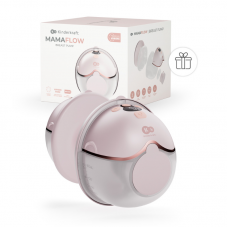 KinderKraft Единична електрическа помпа за кърма Mamaflow, Розова KinderKraft Единична електрическа помпа за кърма Mamaflow, Розова