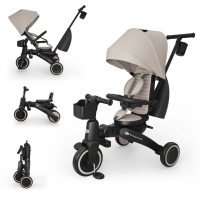 KinderKraft Folding Tricycle JAZZ 3 Beige