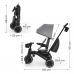 KinderKraft Folding Tricycle JAZZ 3 Grey