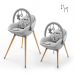 Kinderkraft Feeding Chair FINI UP 2 in 1 Grey