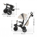 KinderKraft Children’s tricycle Spinstep 2 Plus, Beige