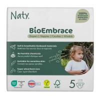 Naty Еко пелени BioEmbrace 11-25кг, 22 броя