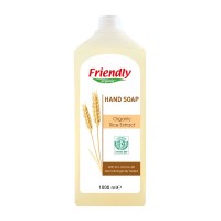 Friendly Organic Натурален сапун за ръце с екстракт от органичен ориз 1000 мл  