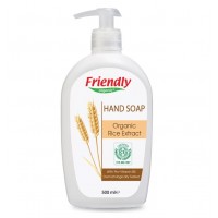 Friendly Organic Натурален сапун за ръце с екстракт от органичен ориз 500 мл  
