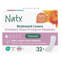 Naty Дамски ежедневни Еко превръзки Normal, 32 броя Naty Дамски ежедневни Еко превръзки Normal, 32 броя