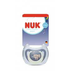 NUK First Choice Silicone baby soother Night 0-6 m, Koala