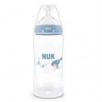 NUK First Choice Baby Bottle with silicone teat 3m+ М Whale NUK First Choice Baby Bottle with silicone teat 3m+ М Whale