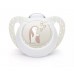 NUK First Choice Silicone baby soother 0-6 m 2 pcs, Penguin - Giraffe