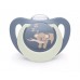 NUK First Choice Silicone baby soother Night 0-6 m 2 pcs, Hippo - Koala