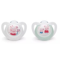 NUK Peppa Pig Soother 6-18 m 2 pcs NUK Peppa Pig Soother 6-18 m 2 pcs