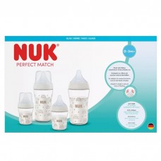 Nuk Perfect Match Baby Glass Bottles Set 5 pcs. Nuk Perfect Match Baby Glass Bottles Set 5 pcs.
