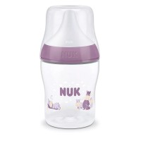 Nuk Perfect Match Baby Bottle with soft silicone teat 0m+ S Hippo Nuk Perfect Match Baby Bottle with soft silicone teat 0m+ S Hippo