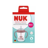 Nuk Perfect Match Шише със сламка 150 мл 8+м. Мечка