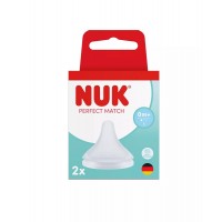 Nuk Perfect Match Silicone teat Size S, 0+m 2 pieces 