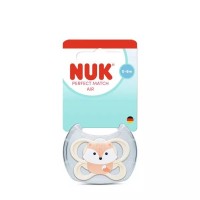 NUK Perfect Match Silicone baby soother 0-6 m Fox