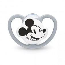 NUK Perfect Match Silicone baby soother 6-18 m Mickey Mouse Grey NUK Perfect Match Silicone baby soother 6-18 m Mickey Mouse Grey