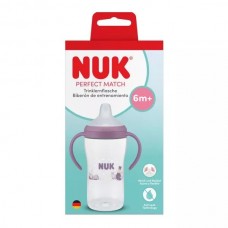 Nuk Perfect Match Learner Bottle 260ml, Hippo Nuk Perfect Match Learner Bottle 260ml, Hippo