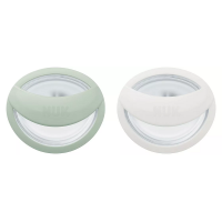 Nuk Silicone Pacifiers Mommy Feel 0-9 m Green-White